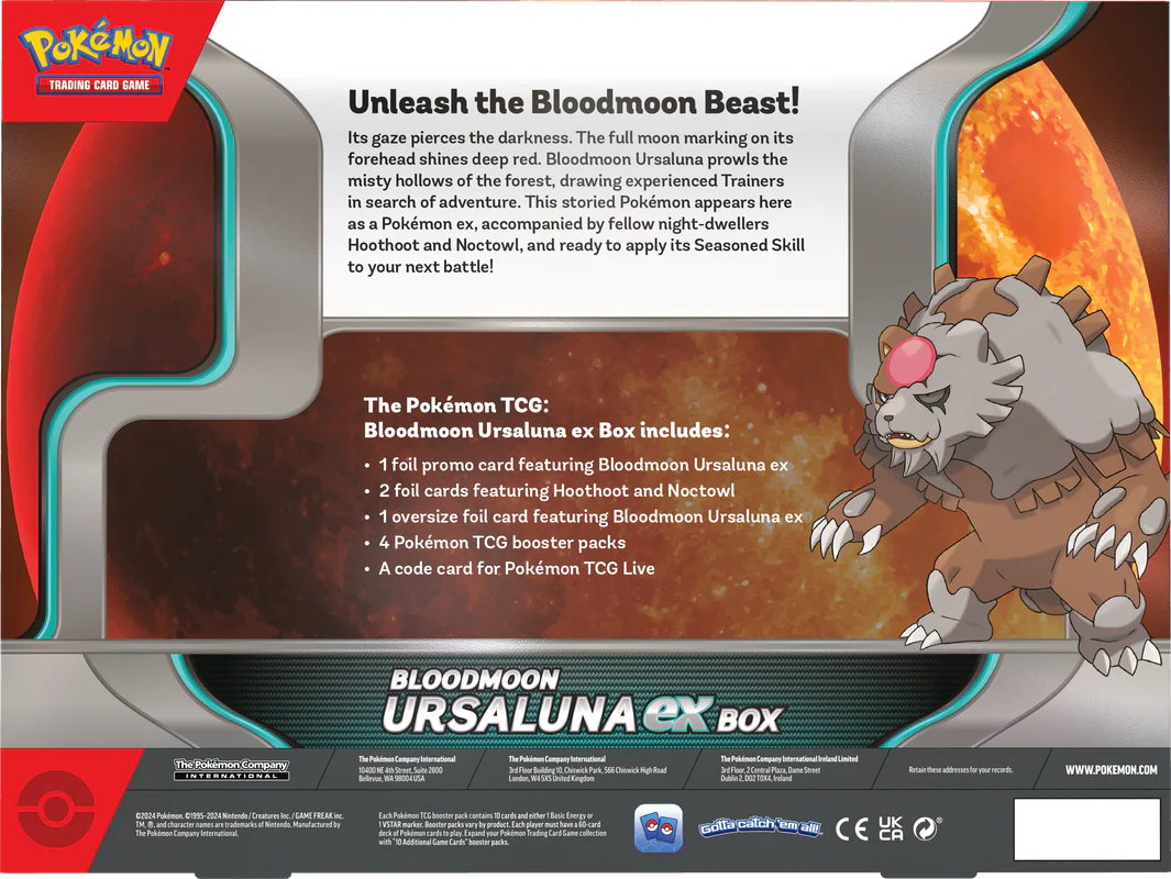POKEMON BLOODMOON URSALUNA EX BOX - Image 2