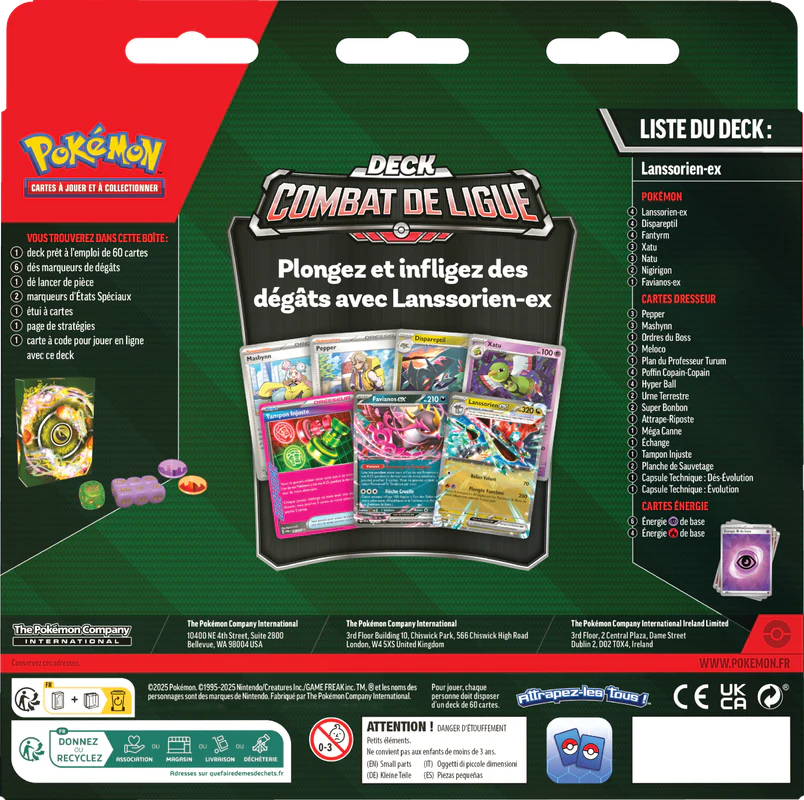 POKEMON FRENCH DRAGAPULT EX LEAGUE BATTLE DECK (6) - Image 2