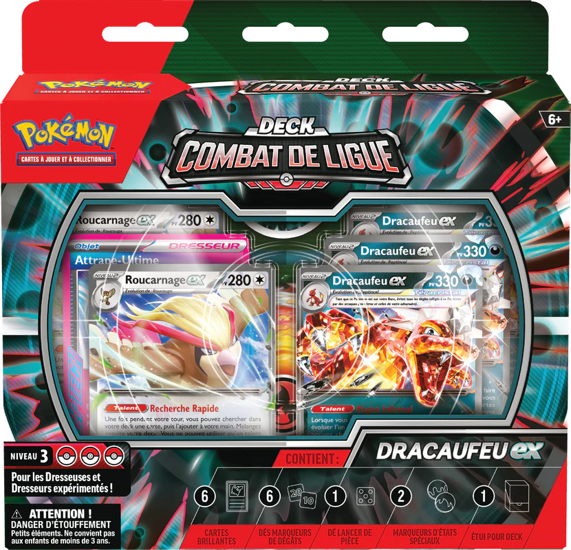 POKEMON FRENCH LEAGUE BATTLE DECK CHARIZARD EX