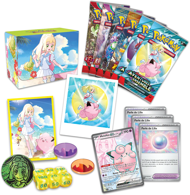POKEMON FRENCH LILLIE PREMIUM TOURNAMENT COLLECTION (24) - Image 2