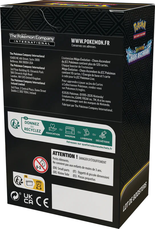POKEMON FRENCH ME04 CHAOS RISING BOOSTER BUNDLE - Image 2