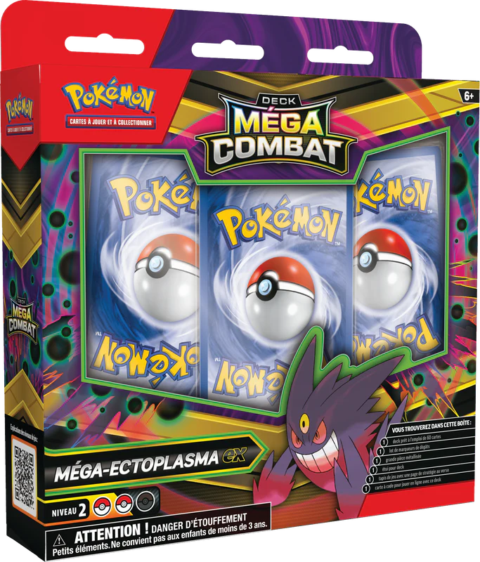 POKEMON FRENCH MEGA BATTLE DECKS GENGAR EX/ DIANCIE EX - Image 2