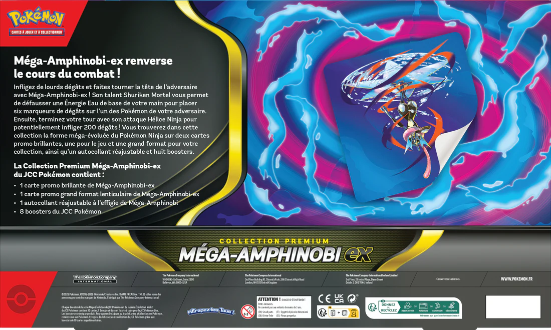 POKEMON FRENCH MEGA GRENINJA EX PREMIUM COLLECTION - Image 2