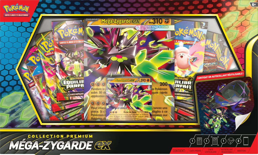 POKEMON FRENCH MEGA ZYGARDE EX PREMIUM COLLECTION