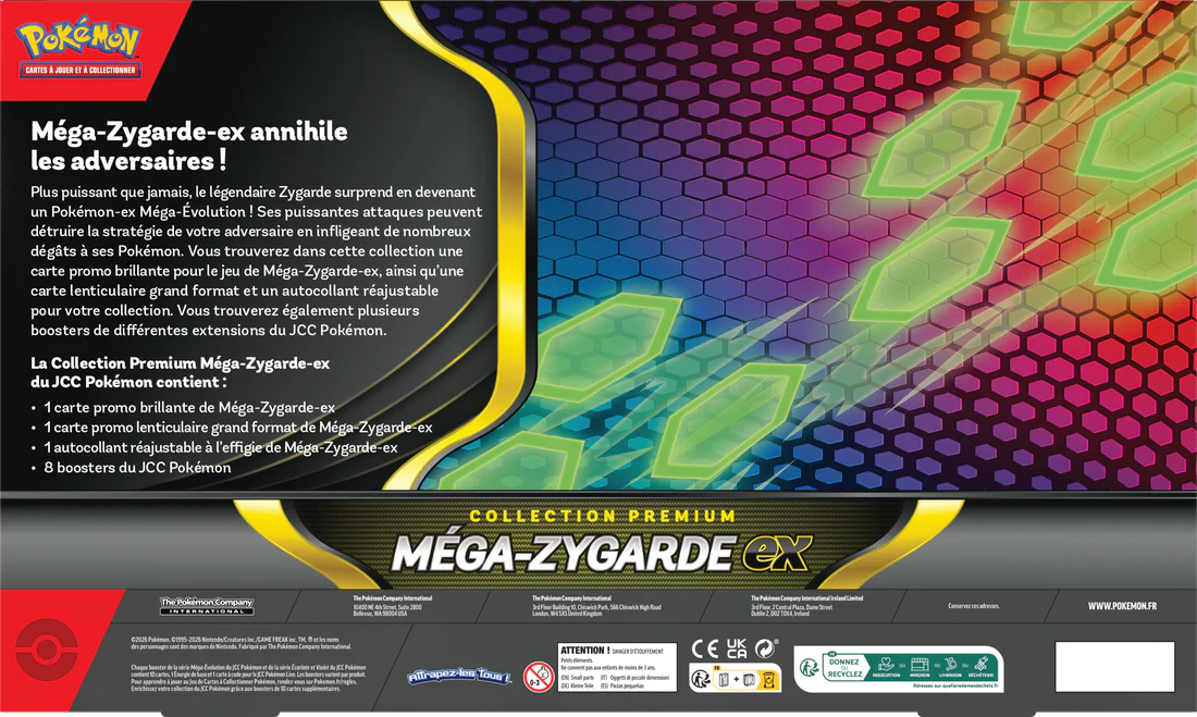 POKEMON FRENCH MEGA ZYGARDE EX PREMIUM COLLECTION - Image 2