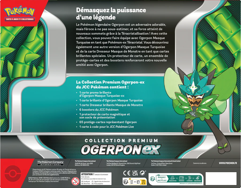 POKEMON FRENCH OGERPON EX PREMIUM COLLECTION - Image 2