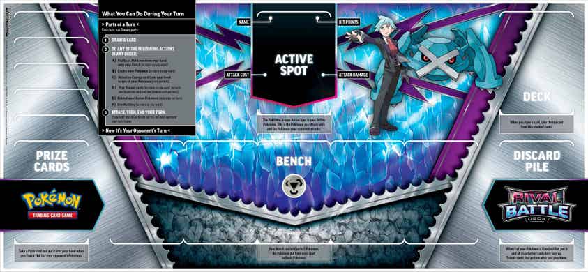 POKEMON FRENCH RIVAL BATTLE DECKS MARNIE/STEVEN - Image 5
