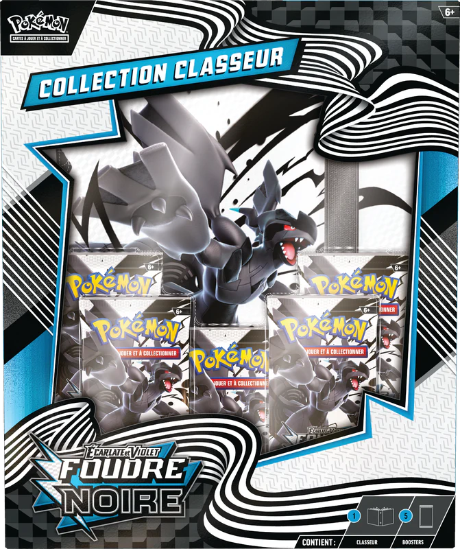 POKEMON FRENCH SV10.5 BLACK BOLT BINDER COLLECTION