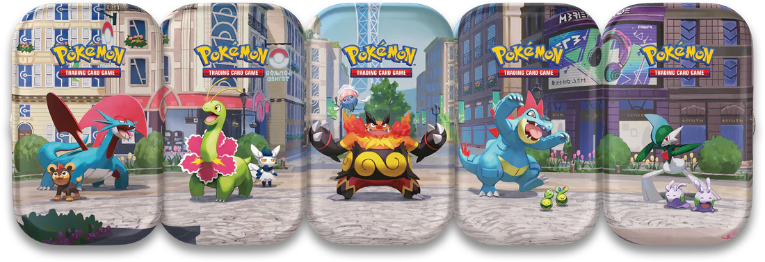 POKEMON LUMIOSE CITY MINI TIN 10CT DISPLAY - Image 2