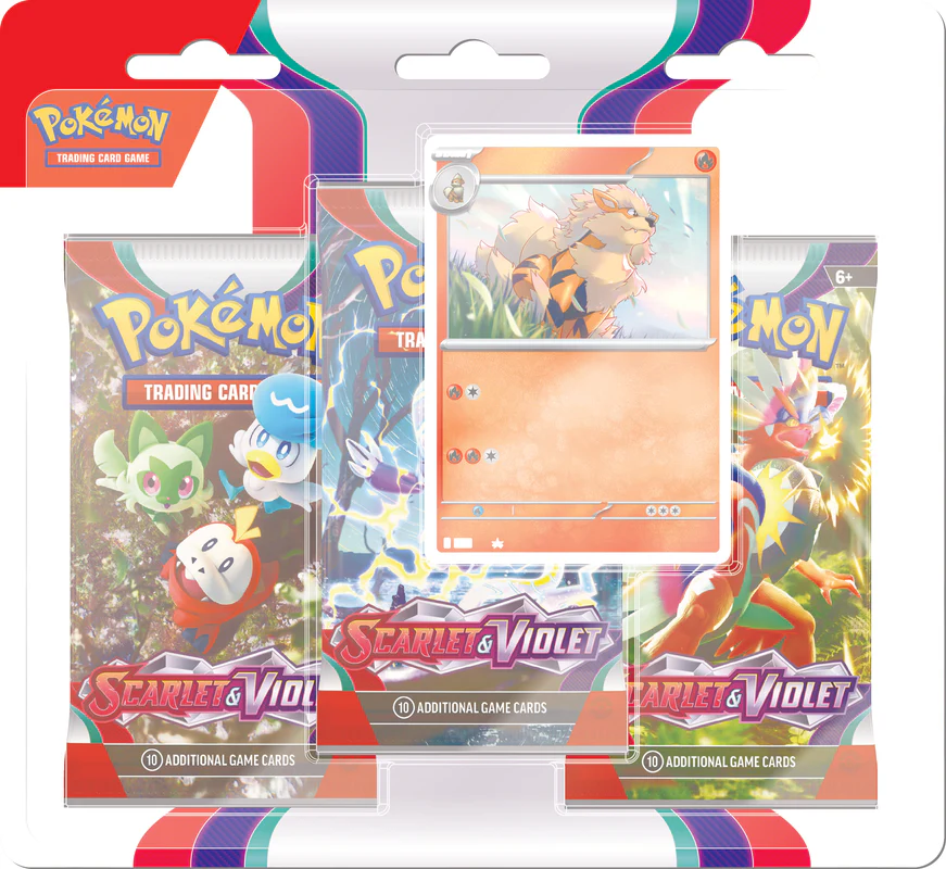 POKEMON SV1 SCARLET AND VIOLET 3PK BLISTER - Image 2