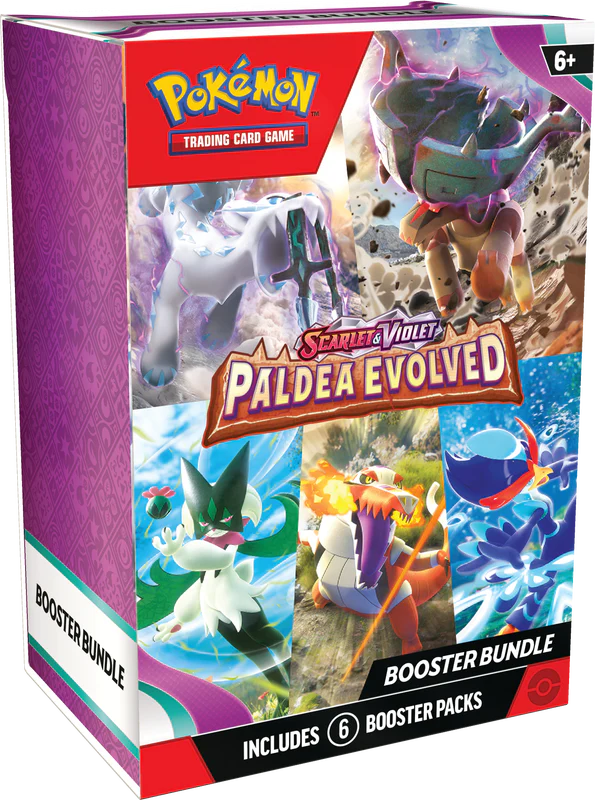 Pokemon TCG: Scarlet & Violet 02 Paldea Evolved- Booster Bundle