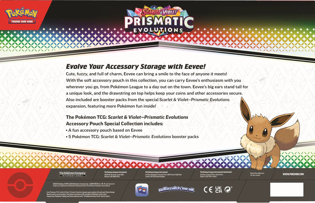 POKEMON SV8.5 PRISMATIC EVOLUTIONS ACCESSORY POUCH SPECIAL COLLECTION - Image 3