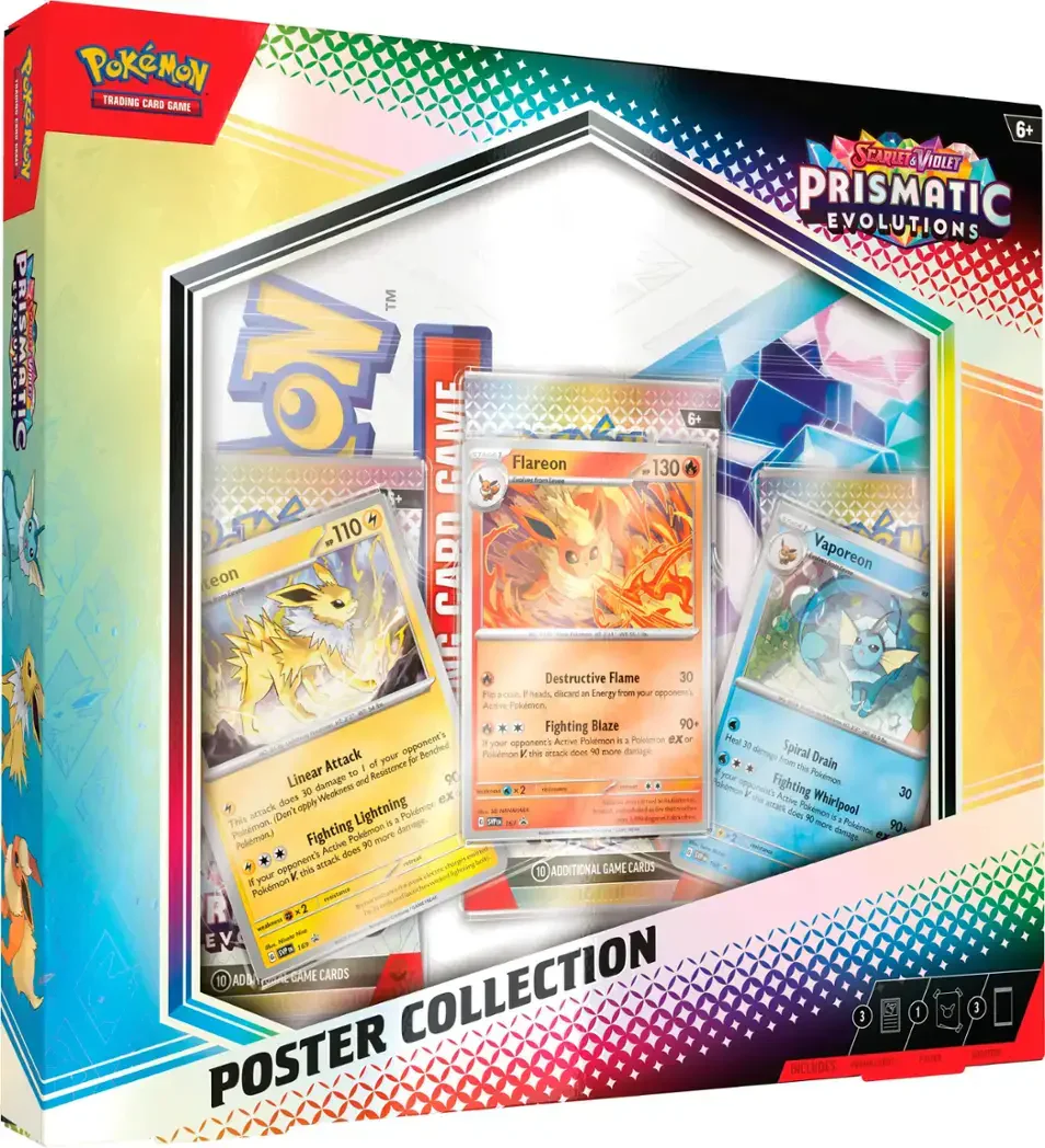 POKEMON SV8.5 PRISMATIC EVOLUTIONS POSTER COLLECTION - Image 2