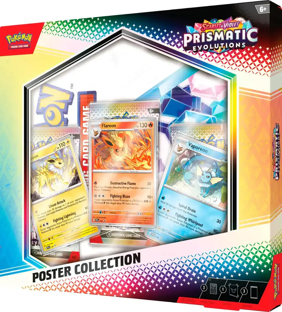 POKEMON SV8.5 PRISMATIC EVOLUTIONS POSTER COLLECTION - Image 3