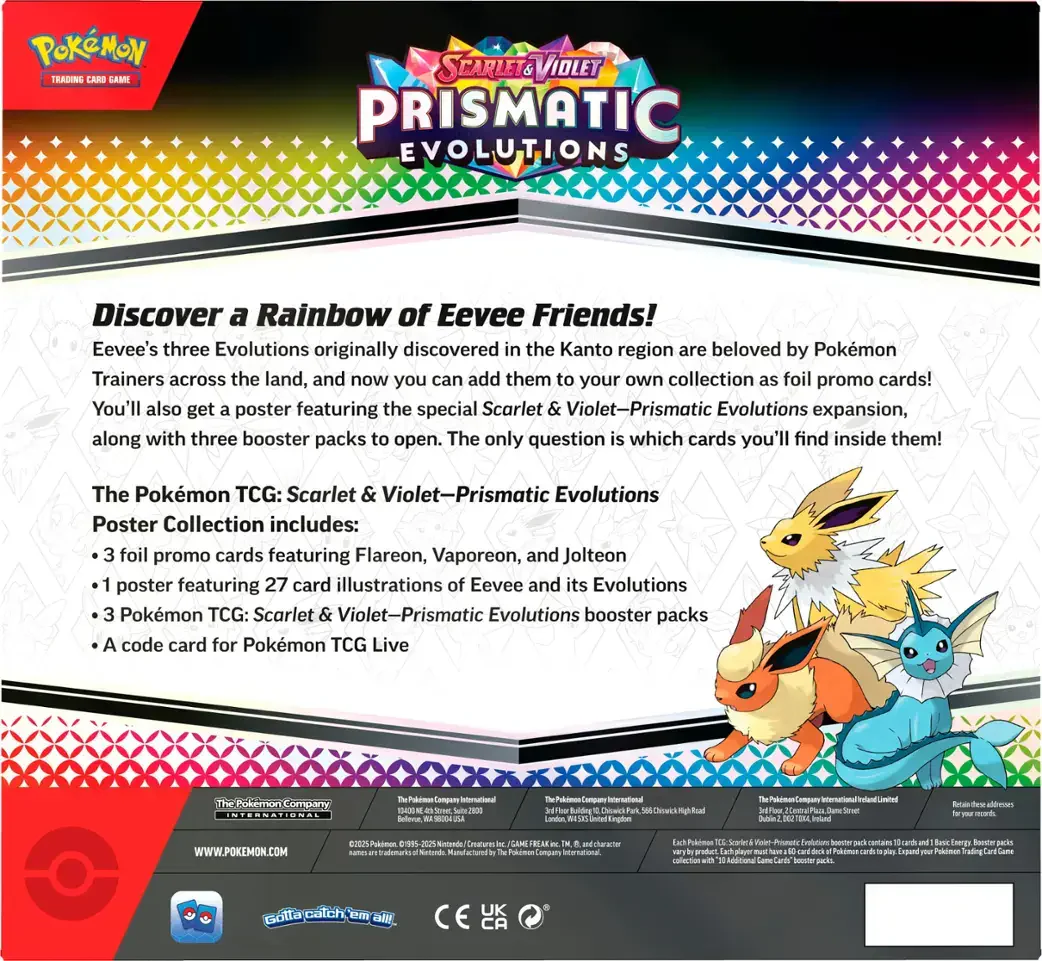 POKEMON SV8.5 PRISMATIC EVOLUTIONS POSTER COLLECTION - Image 4