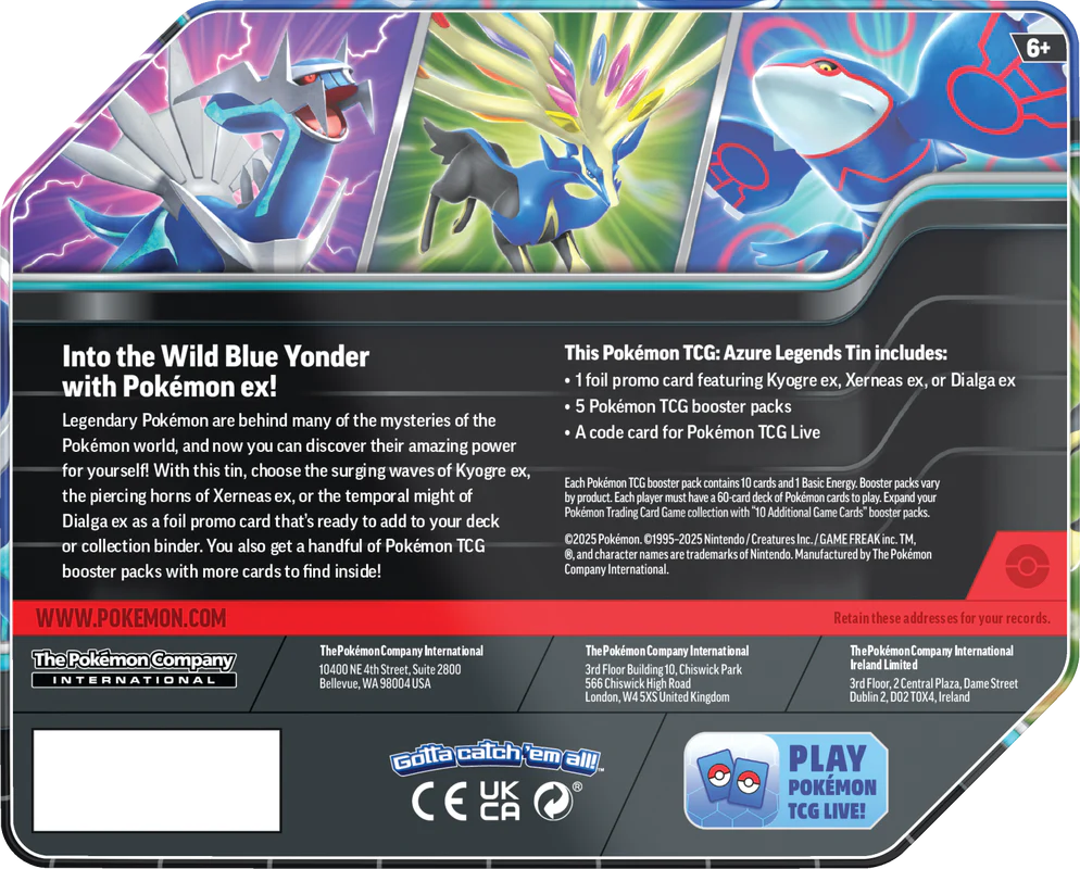 Pokemon TCG: Azure Legends Tin Case - Image 4