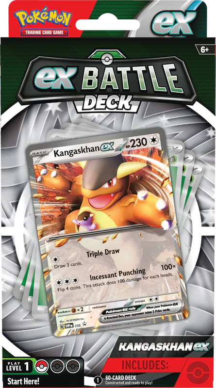 Pokemon TCG: EX Battle Decks (Kangaskhan ex or Greninja ex) 2 Styles - Image 2
