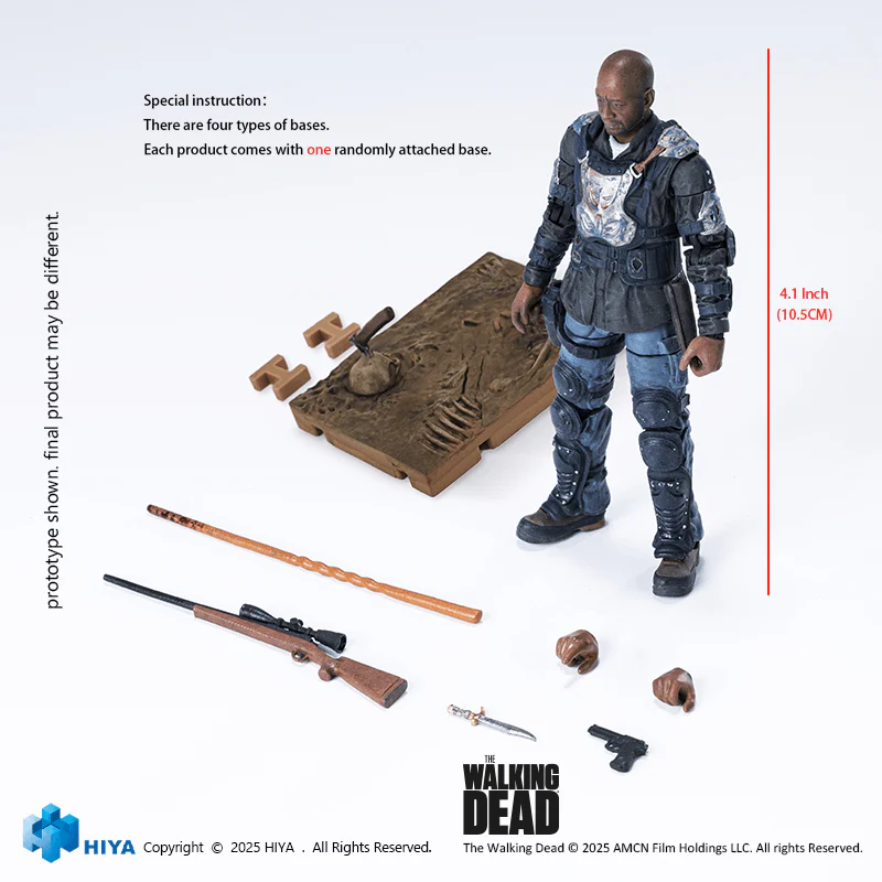 1/18 Scale 4 Inch The Walking Dead Morgan - Image 7