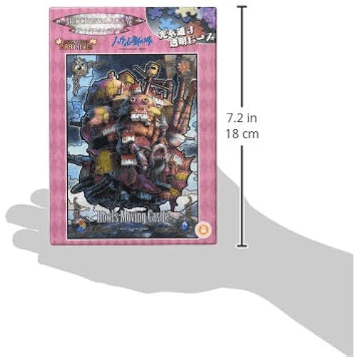 208-AC57 Howl's Moving Castle 208 Piece Art Crystal Puzzle - Evening Scene "Howl's Moving Castle" - Image 2