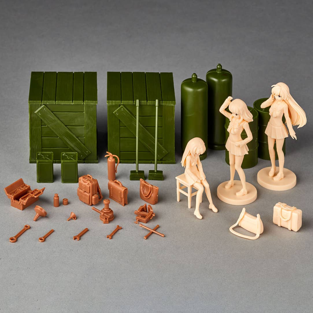 ARTPLA Girls & Panzer Final Chapter Garage Set [B] - Image 2