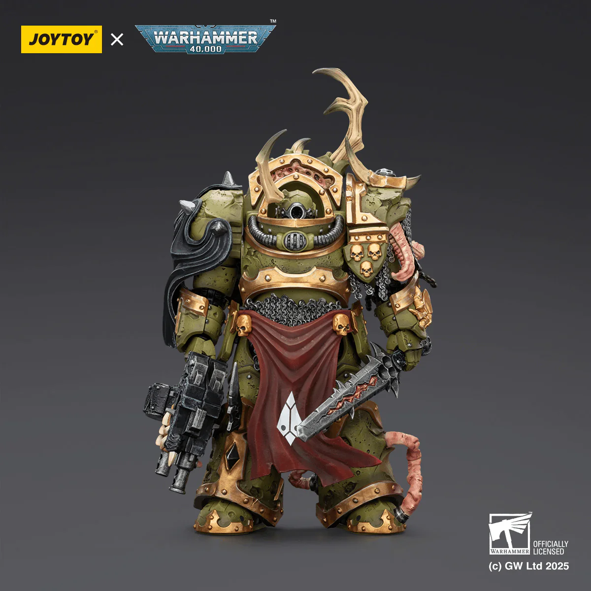 Death Guard Blightlord Terminator 3 with Combi-bolter and Bubotic Blade - Image 2