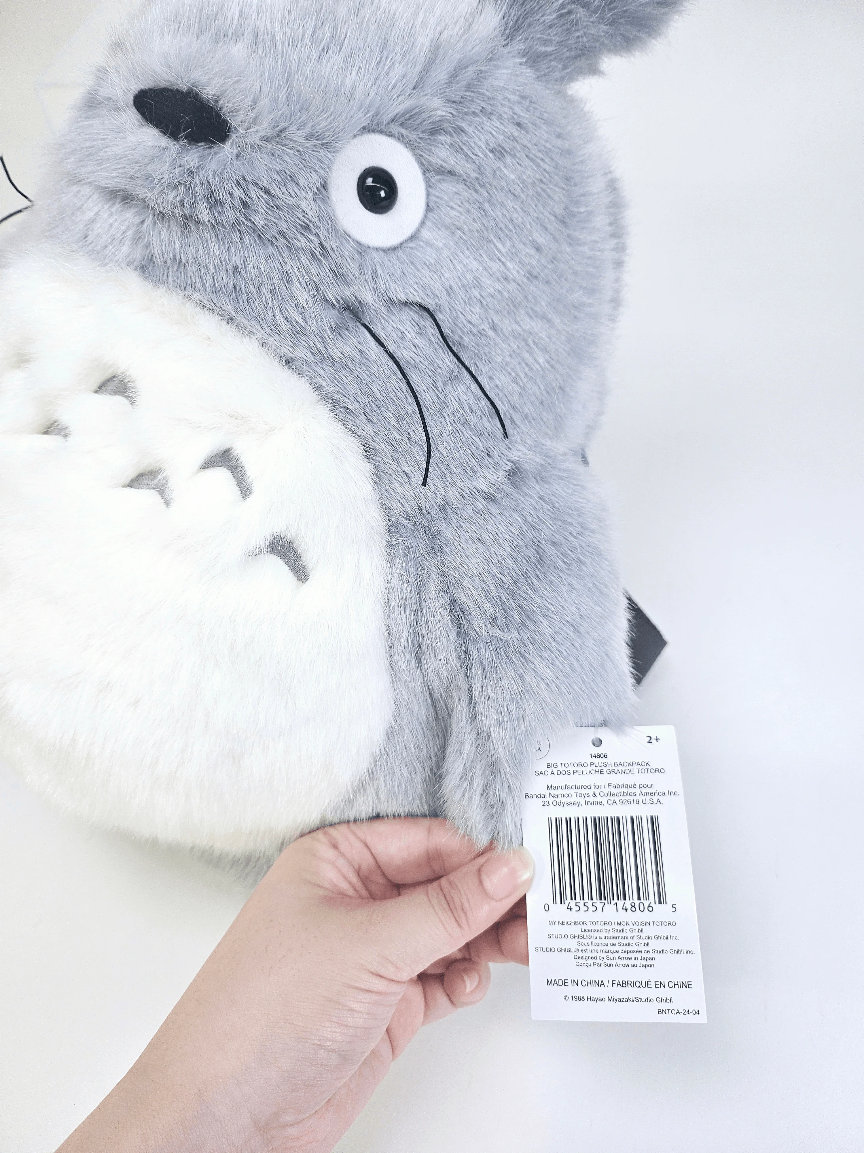 Gray Big Totoro Backpack "My Neighbor Totoro" - Image 4