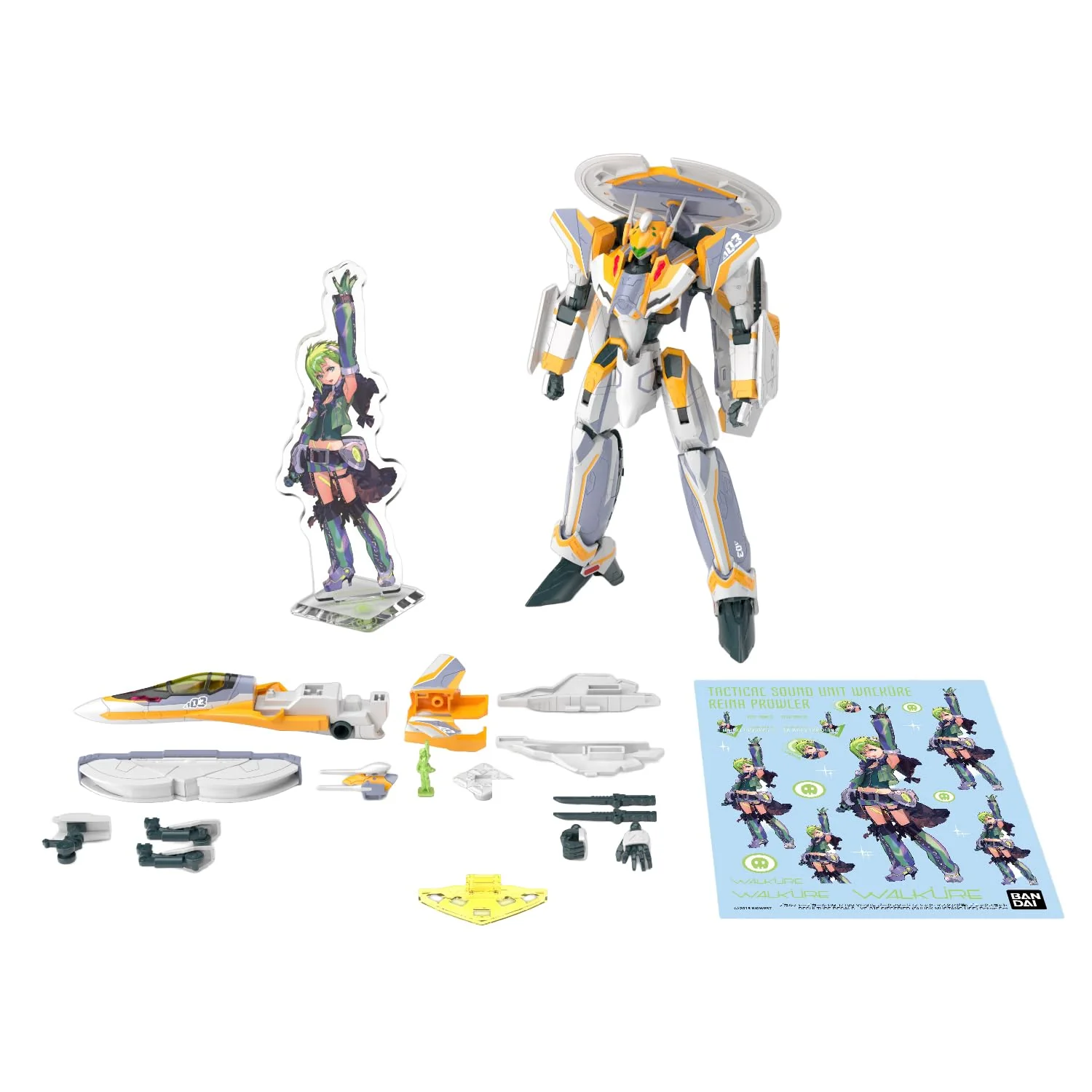 HG 1/100 VF-31E SIEGFRIED (CHUCK MUSTANG USE) Deluxe Set