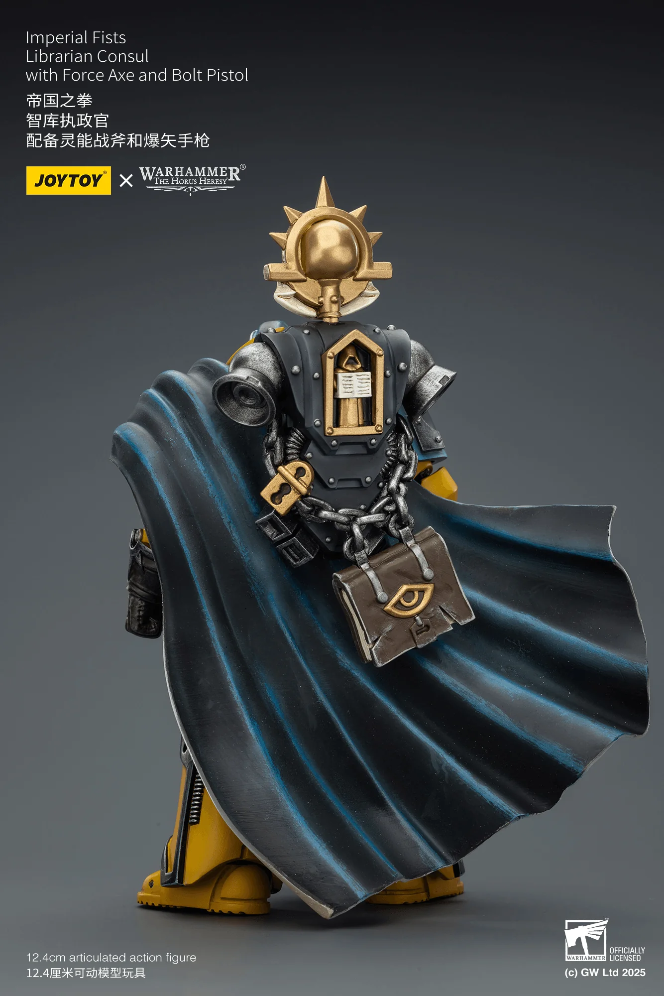 Imperial Fists Librarian Consul with Force Axe and Bolt Pistol - Image 4