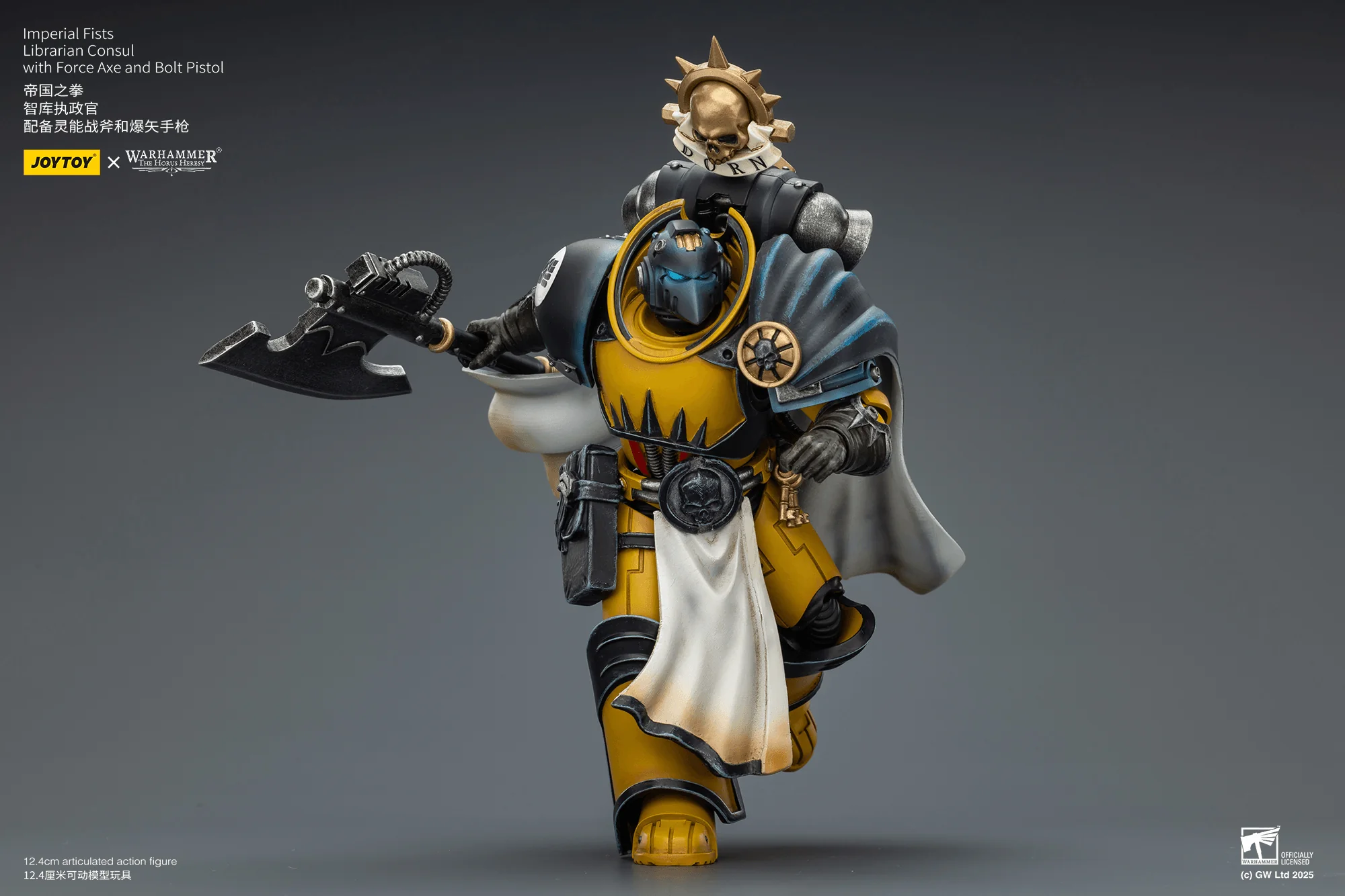 Imperial Fists Librarian Consul with Force Axe and Bolt Pistol - Image 7