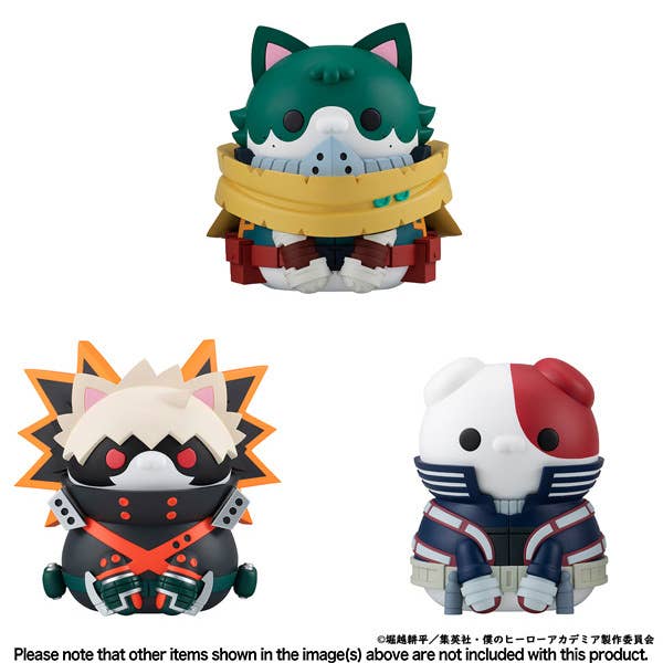 MEGA CAT PROJECT My Hero Academia Nyanto! The Big Heroaca Cats Series Izuku Midoriya - Image 2