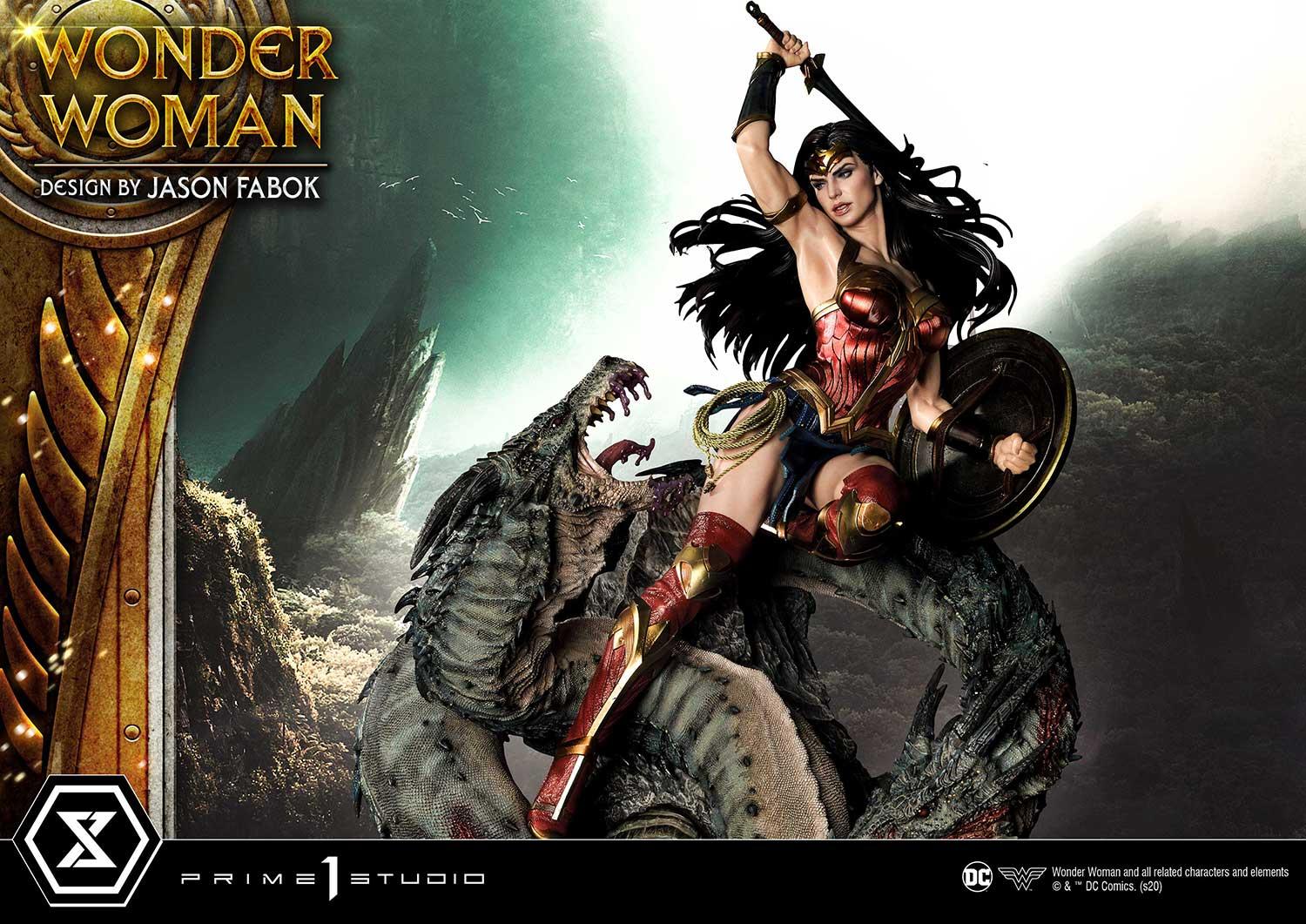 Museum Masterline Wonder Woman (Comics) Wonder Woman versus Hydra (Concept Design By Jason Fabok) EX Bonus Version - Image 11