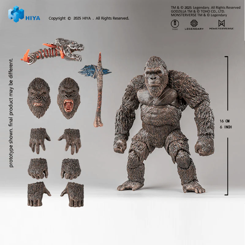 None Scale 6 Inch Godzilla King of the Monsters Kong 2.0 Action Figure - Image 9