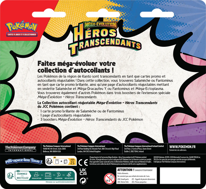 POKEMON FRENCH ME2.5 ASCENDED HEROES TECH STICKER COLLECTION - Image 3