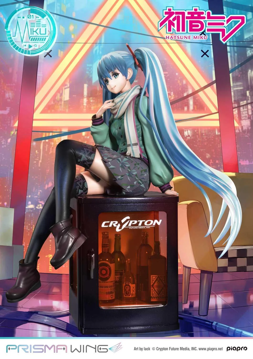 PRISMA WING Hatsune Miku "Art by lack" 1/7 Scale Pre-Painted Figure - Image 9