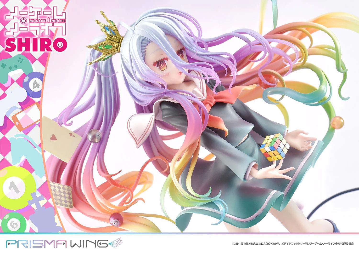 PRISMA WING NO GAME NO LIFE Shiro 1/7 Scale Pre-Painted Figure - Image 12
