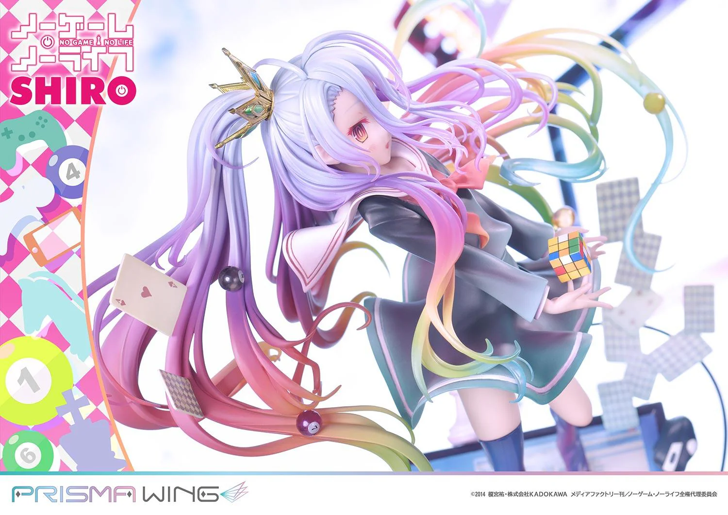 PRISMA WING NO GAME NO LIFE Shiro 1/7 Scale Pre-Painted Figure - Image 15