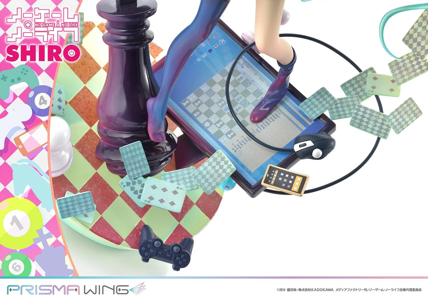 PRISMA WING NO GAME NO LIFE Shiro 1/7 Scale Pre-Painted Figure - Image 17