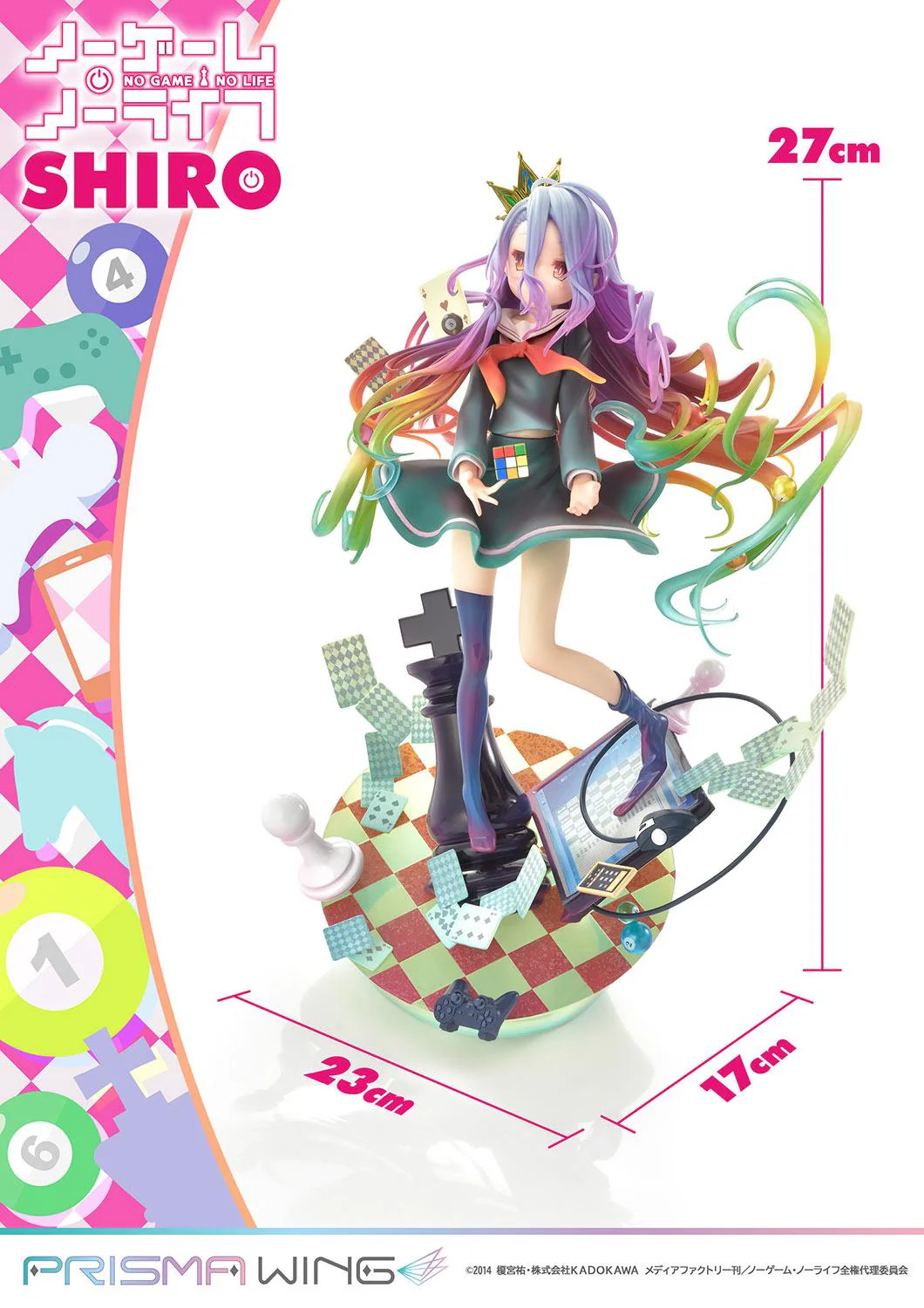 PRISMA WING NO GAME NO LIFE Shiro 1/7 Scale Pre-Painted Figure - Image 18