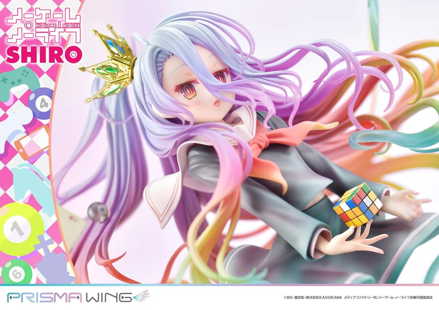 PRISMA WING NO GAME NO LIFE Shiro 1/7 Scale Pre-Painted Figure - Image 2
