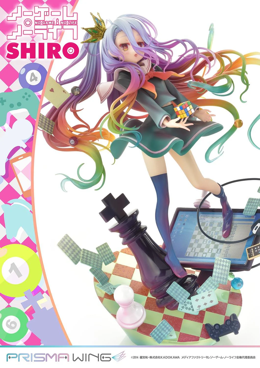 PRISMA WING NO GAME NO LIFE Shiro 1/7 Scale Pre-Painted Figure - Image 21
