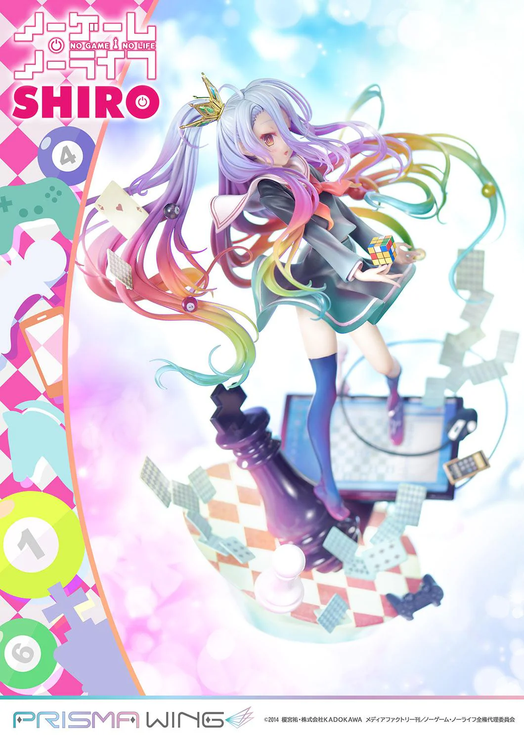 PRISMA WING NO GAME NO LIFE Shiro 1/7 Scale Pre-Painted Figure - Image 24
