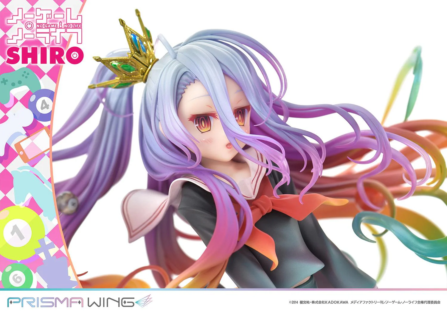 PRISMA WING NO GAME NO LIFE Shiro 1/7 Scale Pre-Painted Figure - Image 26