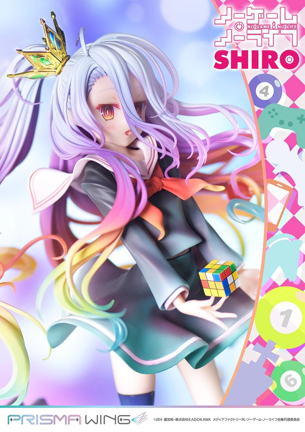 PRISMA WING NO GAME NO LIFE Shiro 1/7 Scale Pre-Painted Figure - Image 3
