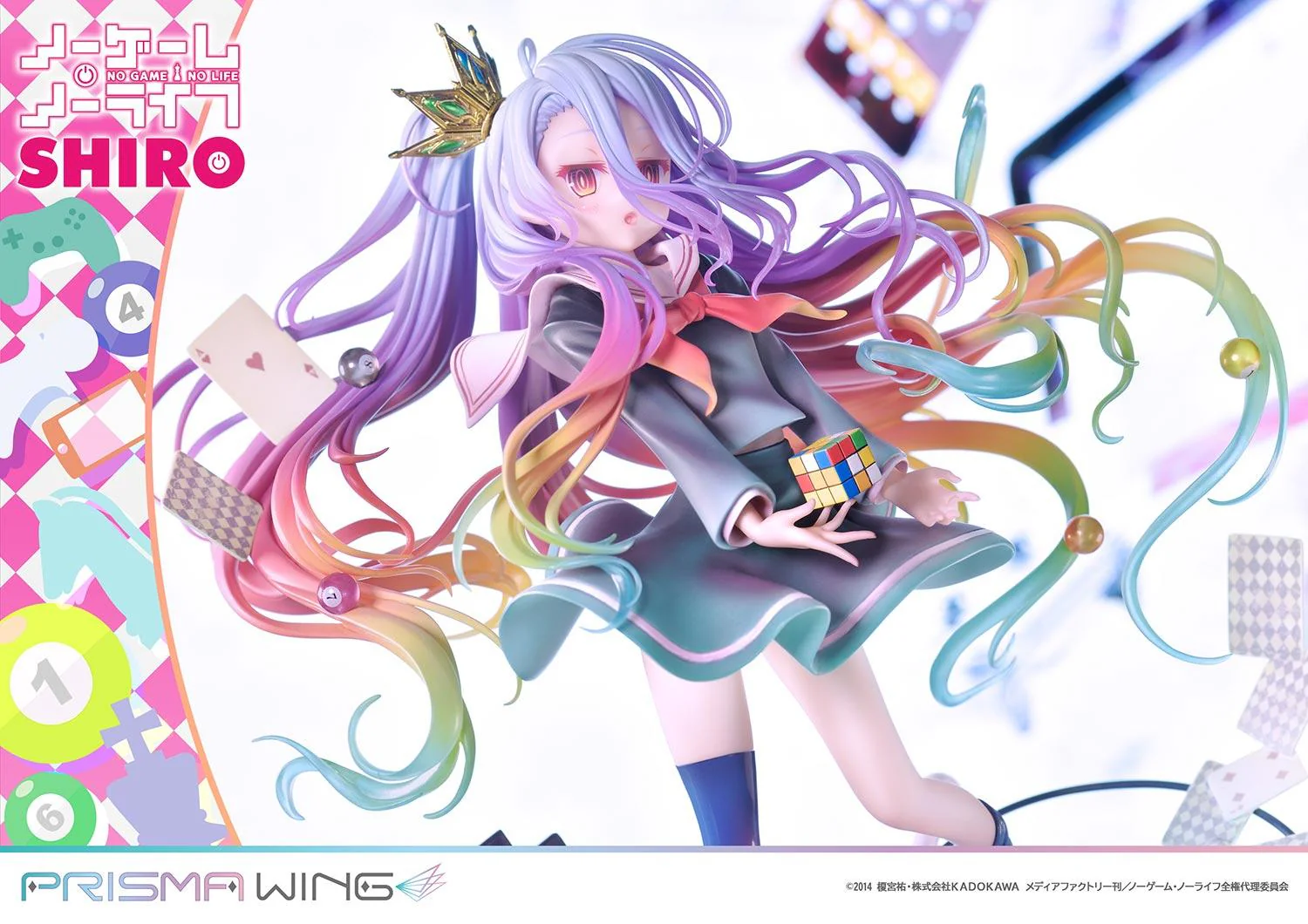 PRISMA WING NO GAME NO LIFE Shiro 1/7 Scale Pre-Painted Figure - Image 4