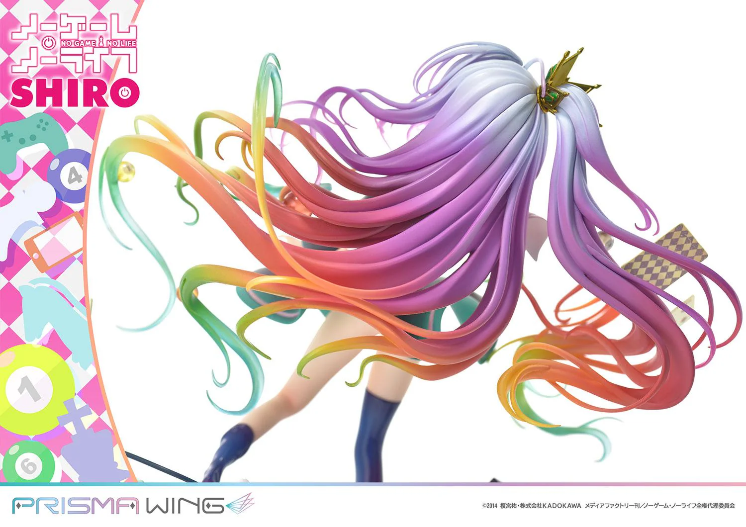 PRISMA WING NO GAME NO LIFE Shiro 1/7 Scale Pre-Painted Figure - Image 5