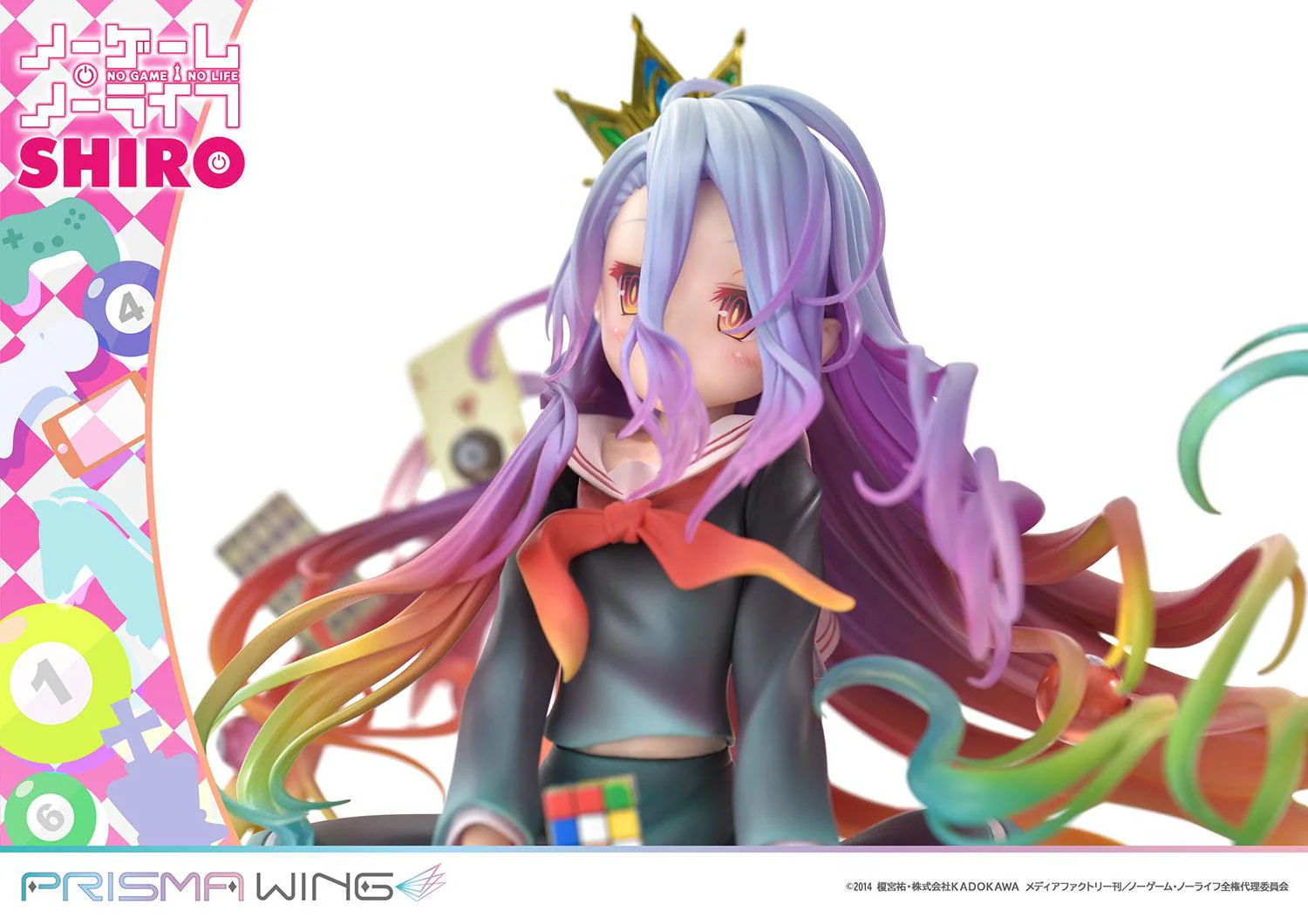 PRISMA WING NO GAME NO LIFE Shiro 1/7 Scale Pre-Painted Figure - Image 7