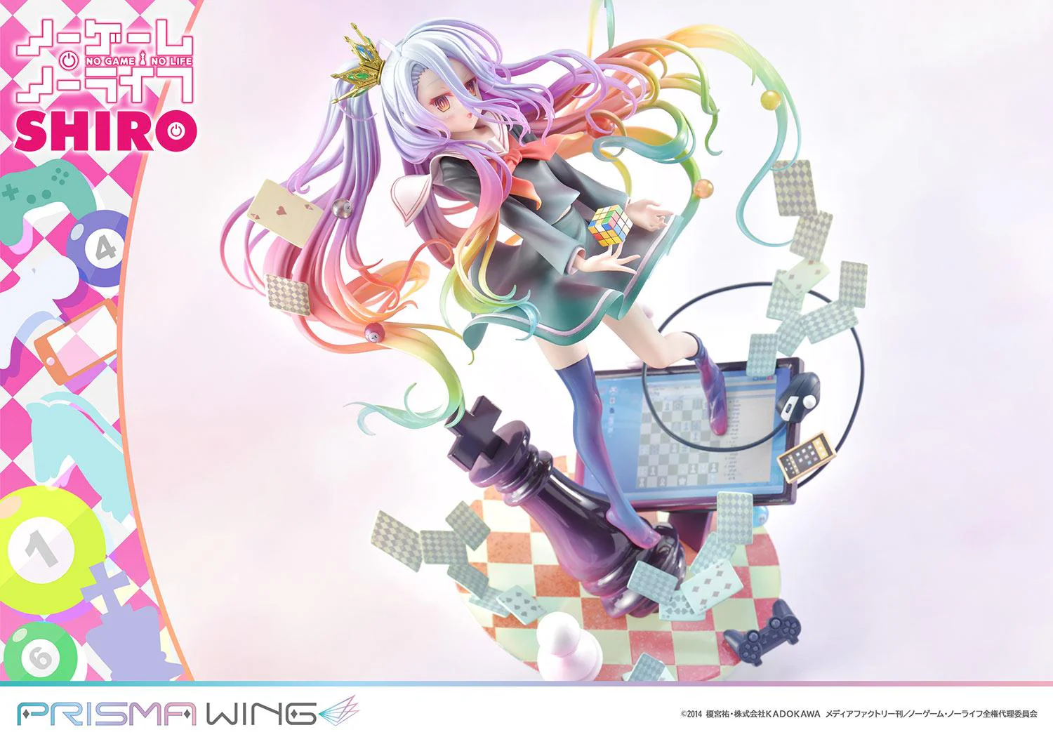 PRISMA WING NO GAME NO LIFE Shiro 1/7 Scale Pre-Painted Figure - Image 9