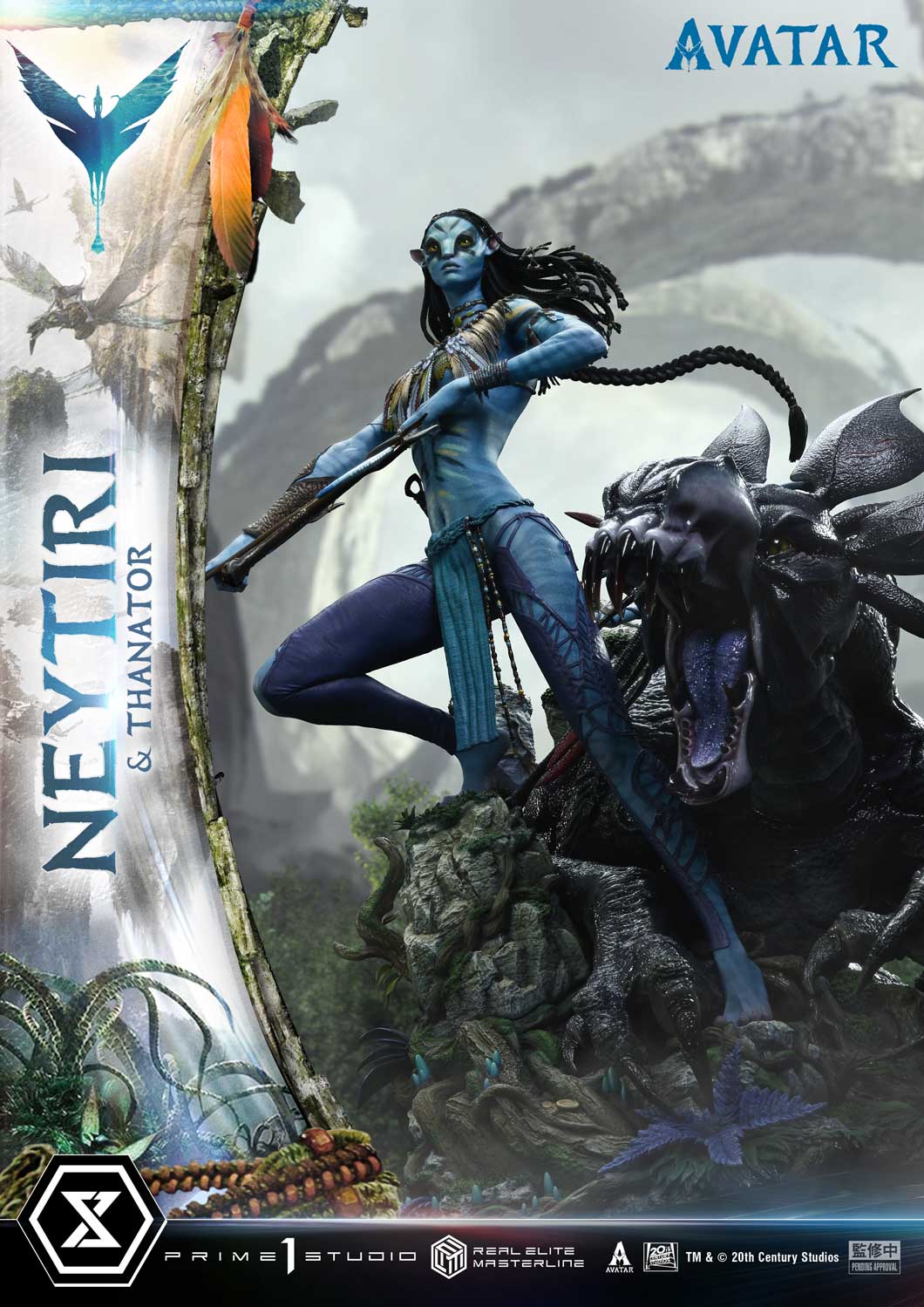 Real Elite Masterline Avatar (Film) Neytiri & Thanator Avatar Legacy Collection DX Bonus Version - Image 12