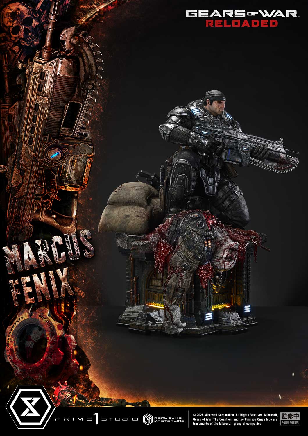 Real Elite Masterline Gears of War: Reloaded Marcus Fenix Ultimate Bonus Version - Image 10