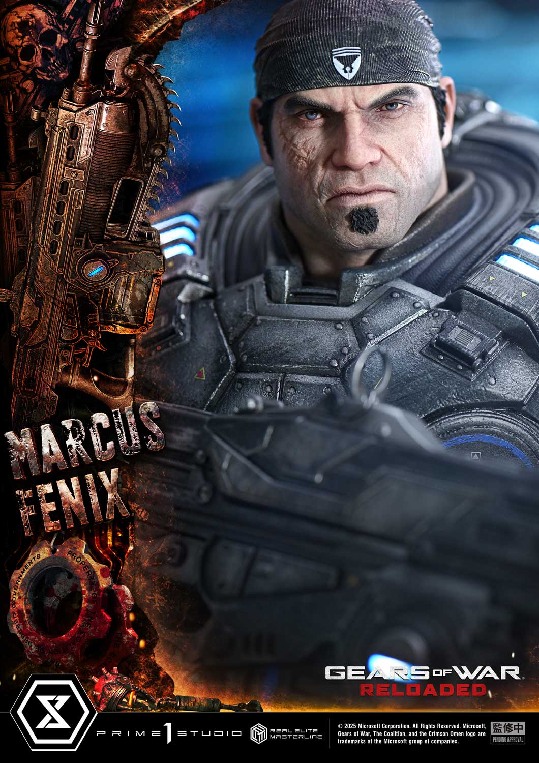 Real Elite Masterline Gears of War: Reloaded Marcus Fenix Ultimate Bonus Version - Image 14